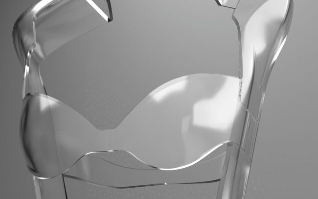 Prototipo fisico in plexiglass